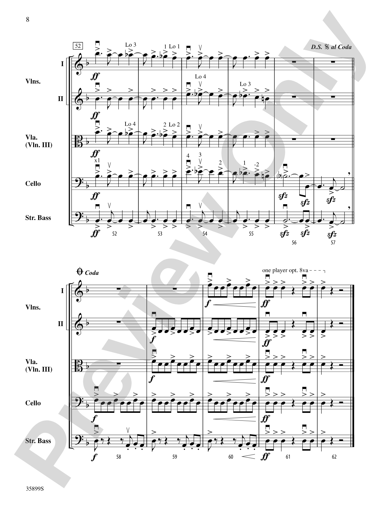 iRock: String Orchestra Conductor Score & Parts