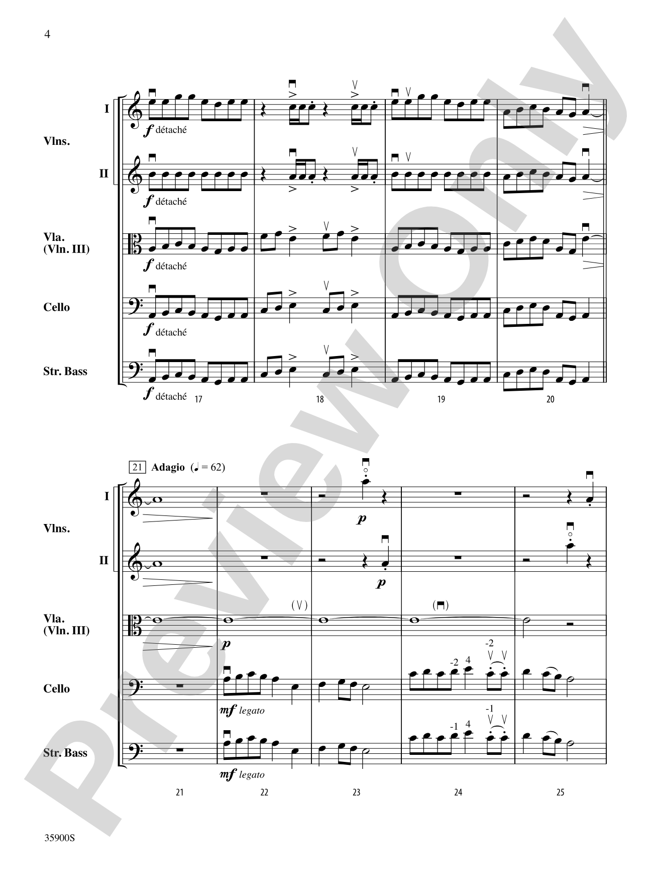 A Minor Mishap: String Orchestra Conductor Score & Parts