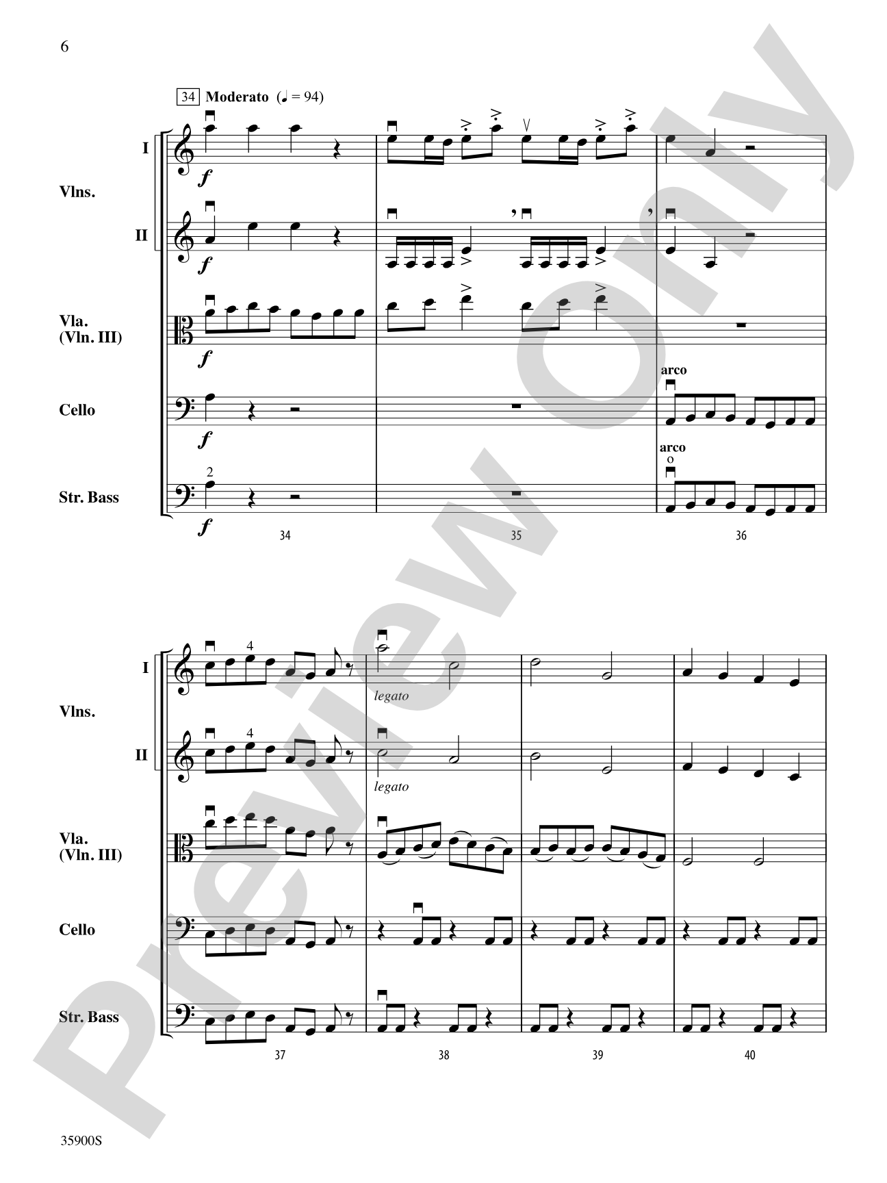 A Minor Mishap: String Orchestra Conductor Score & Parts