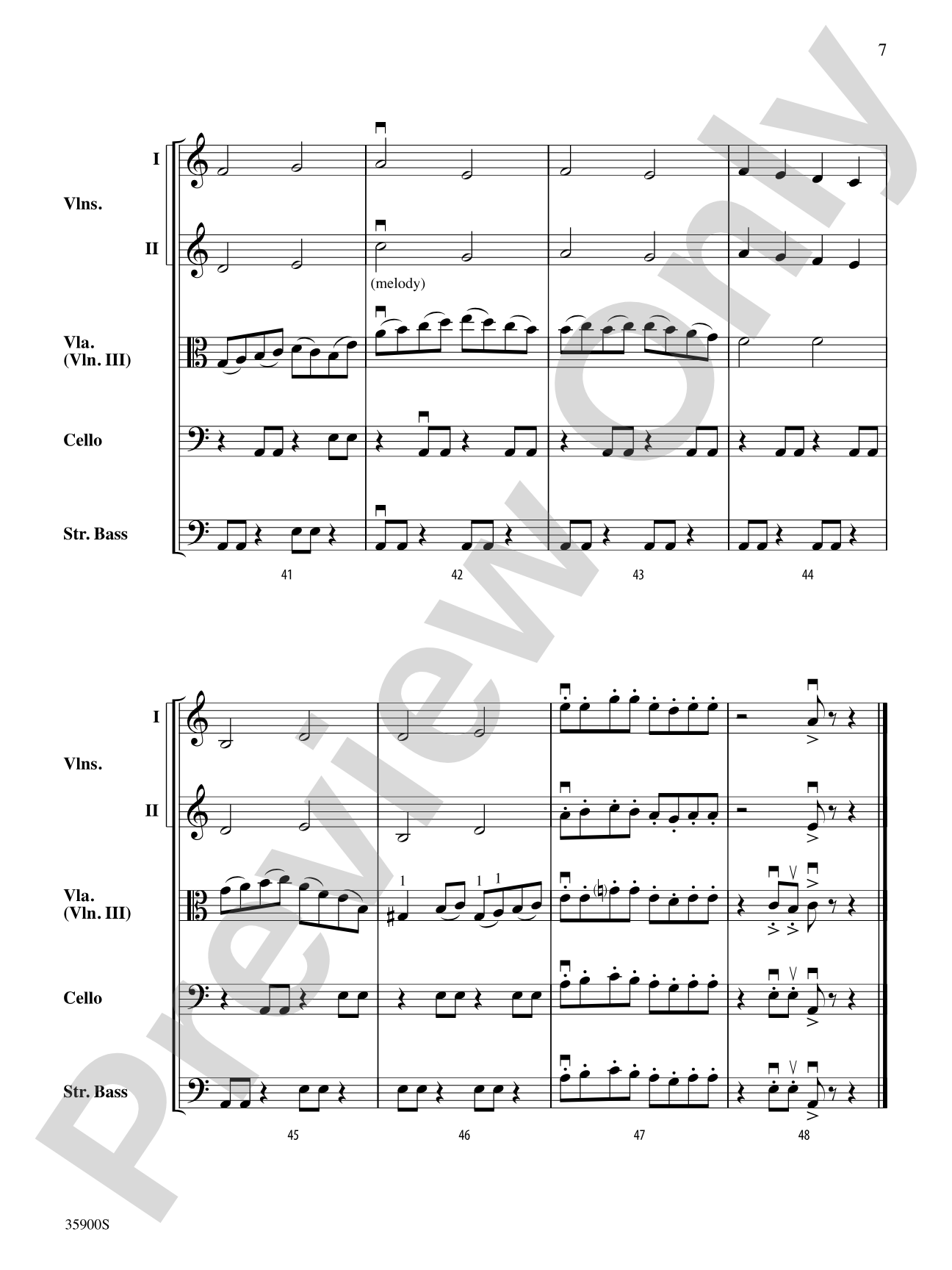 A Minor Mishap: String Orchestra Conductor Score & Parts