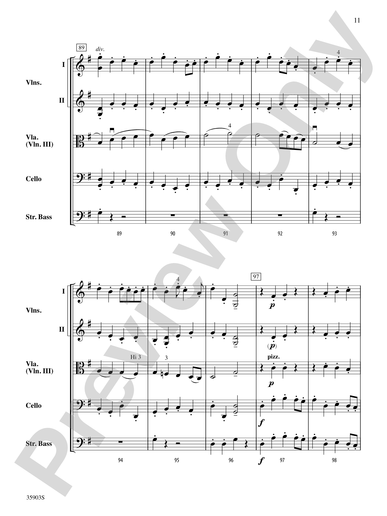 Mock Morris: String Orchestra Conductor Score & Parts