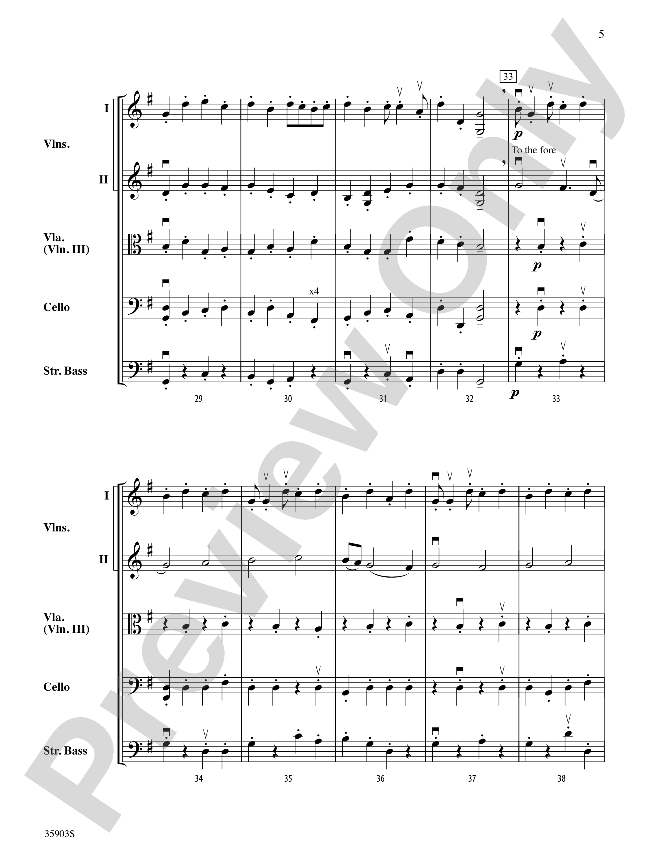 Mock Morris: String Orchestra Conductor Score & Parts