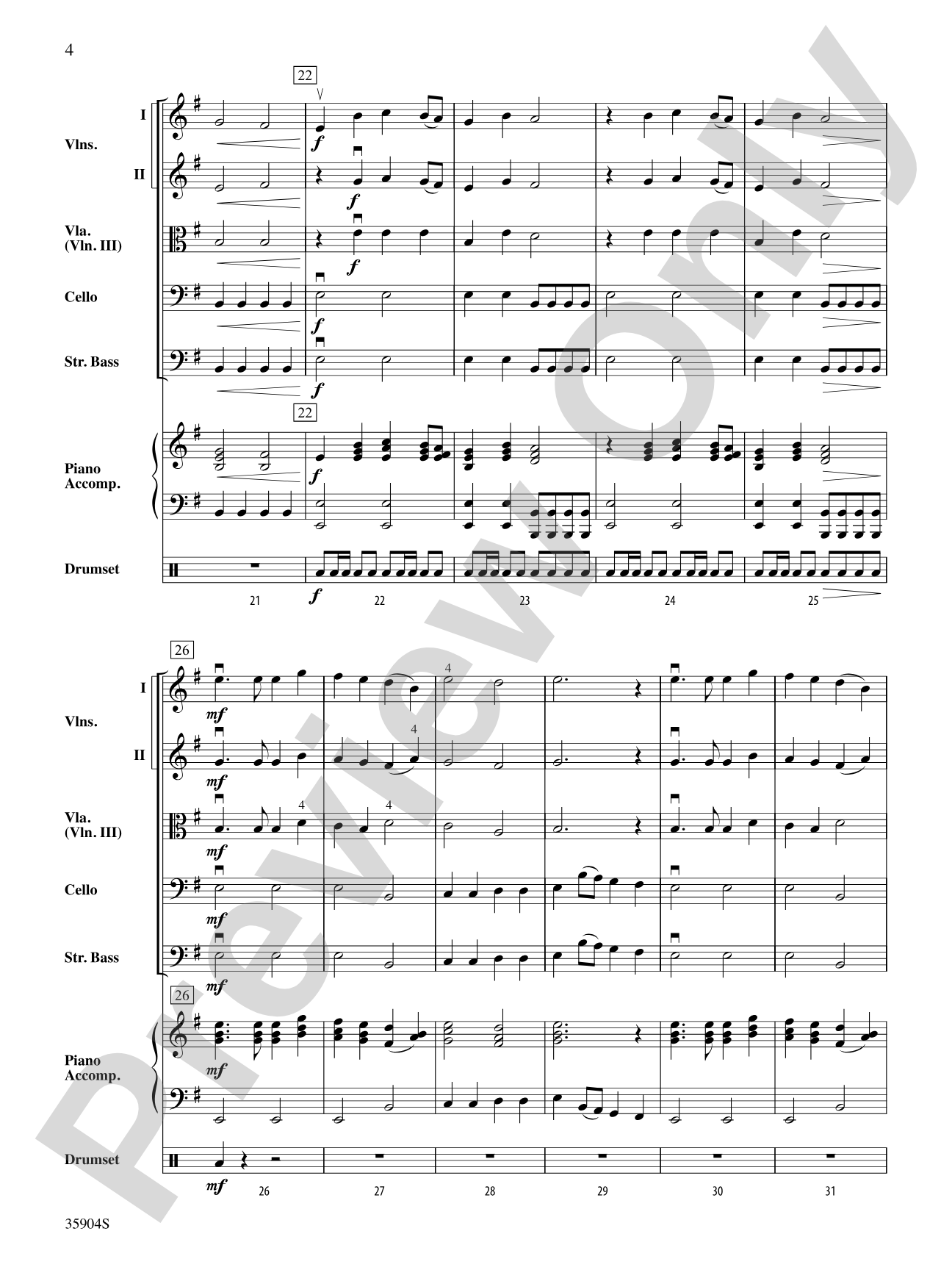 Fum, Fum, Fum: String Orchestra Conductor Score & Parts