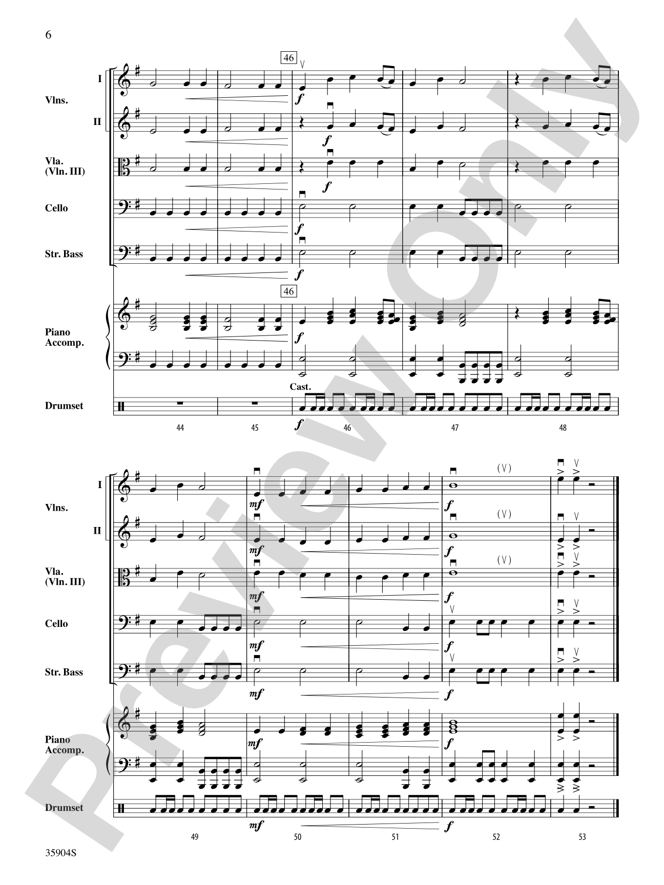 Fum, Fum, Fum: String Orchestra Conductor Score & Parts