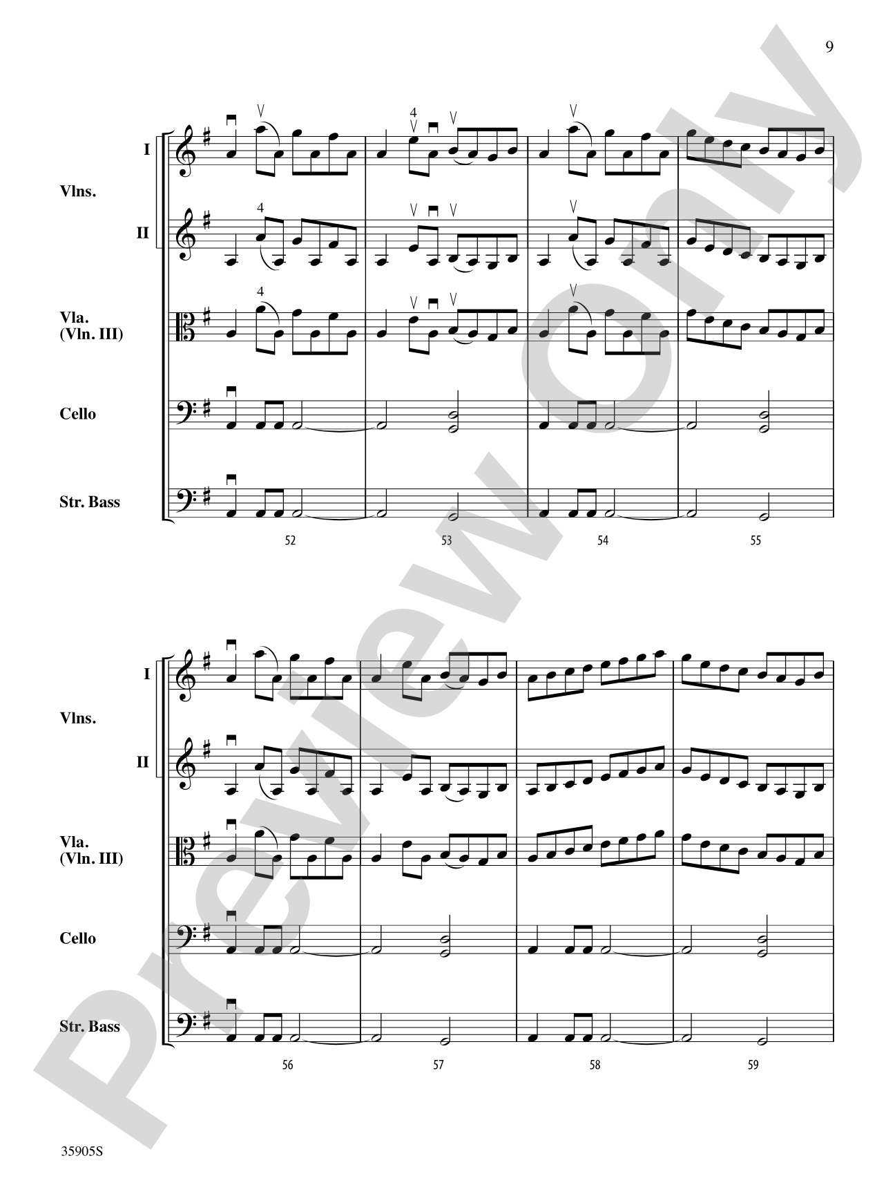 Donegal Fiddles: String Orchestra Conductor Score & Parts