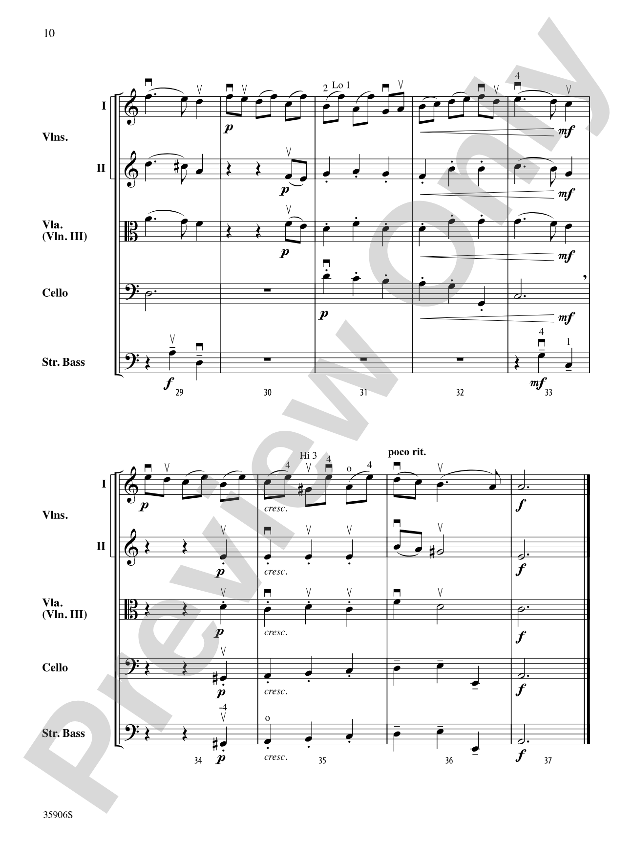Two Baroque Dances: String Orchestra Conductor Score & Parts