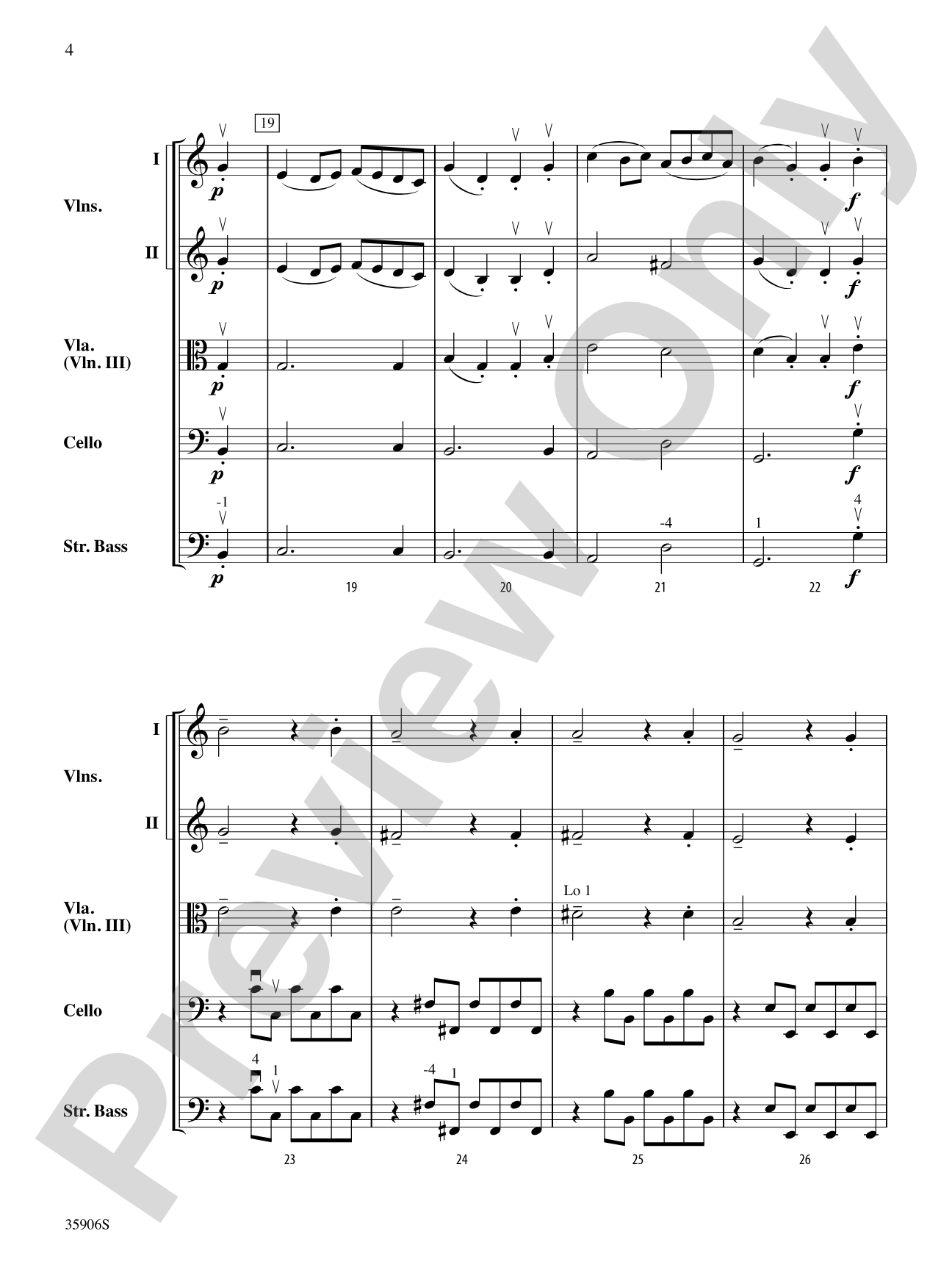 Two Baroque Dances: String Orchestra Conductor Score & Parts