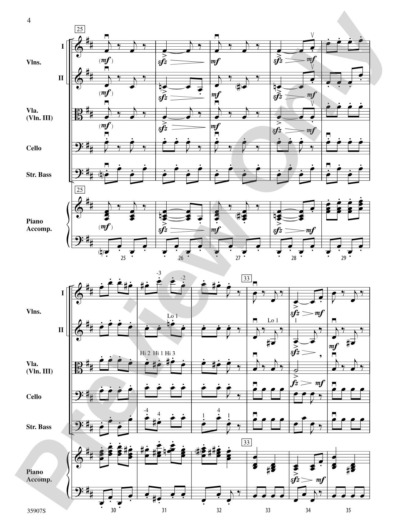 March of Bacchus (from the ballet Sylvia): String Orchestra Conductor Score & Parts
