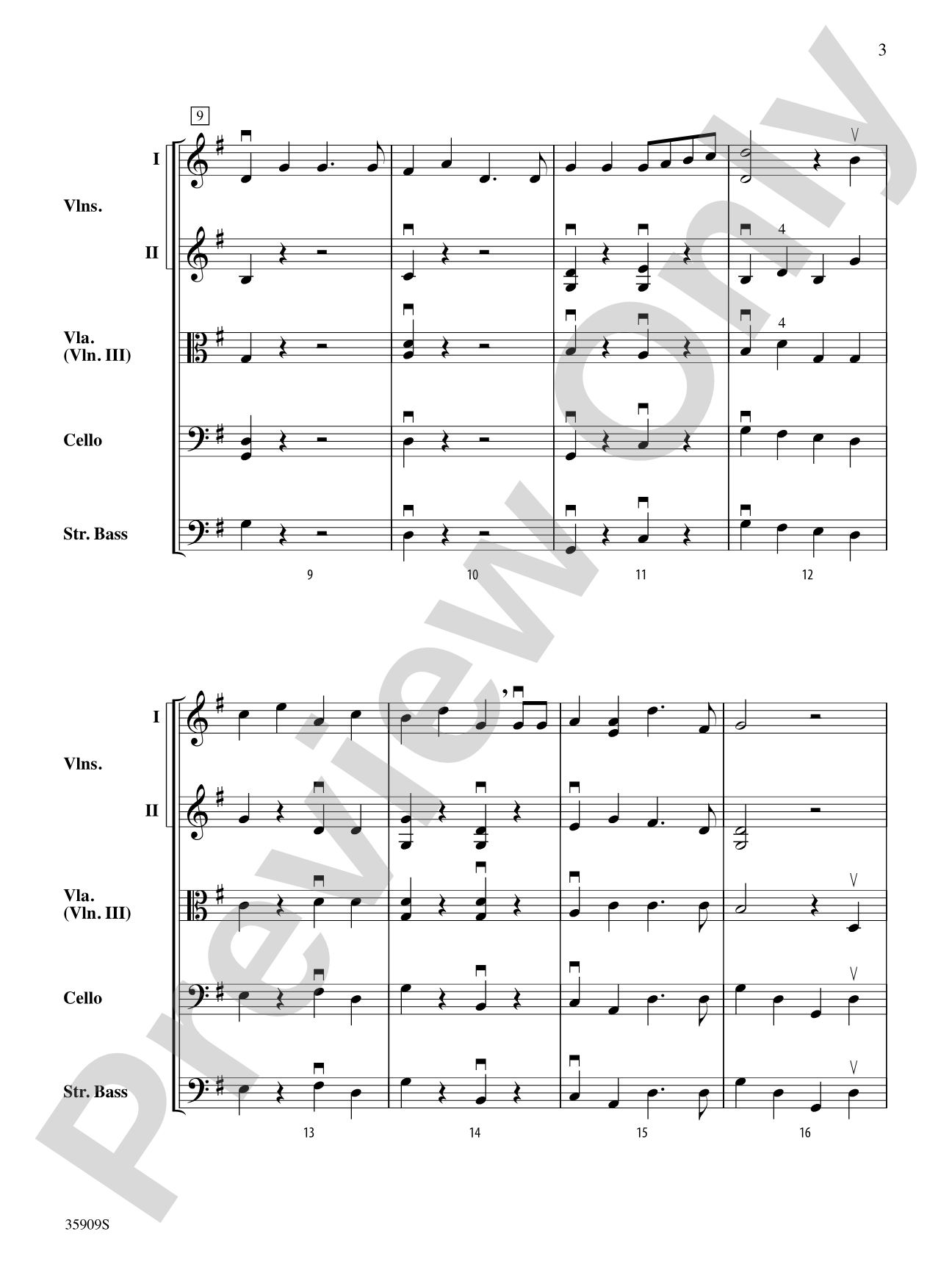 Going, Going, Gone: String Orchestra Conductor Score & Parts