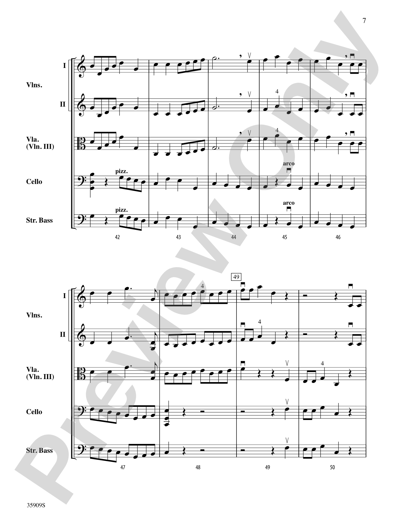 Going, Going, Gone: String Orchestra Conductor Score & Parts