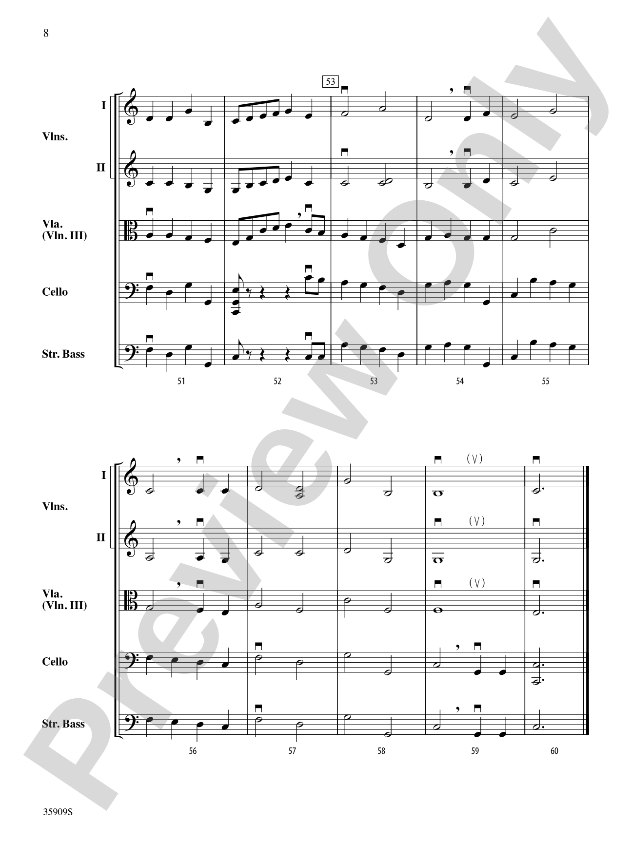 Going, Going, Gone: String Orchestra Conductor Score & Parts