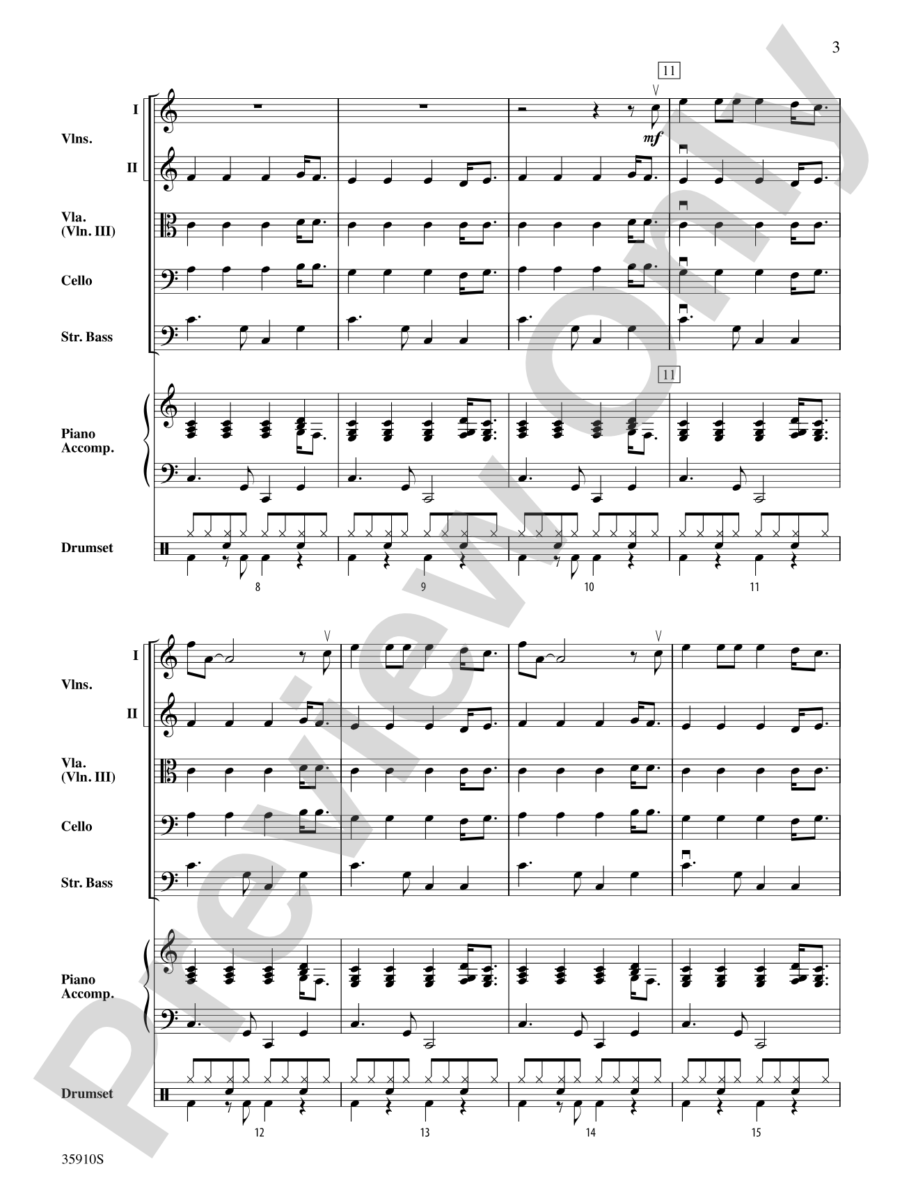 You Can't Always Get What You Want: String Orchestra Conductor Score & Parts