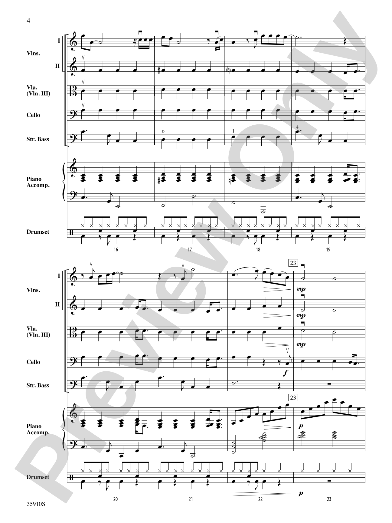 You Can't Always Get What You Want: String Orchestra Conductor Score & Parts