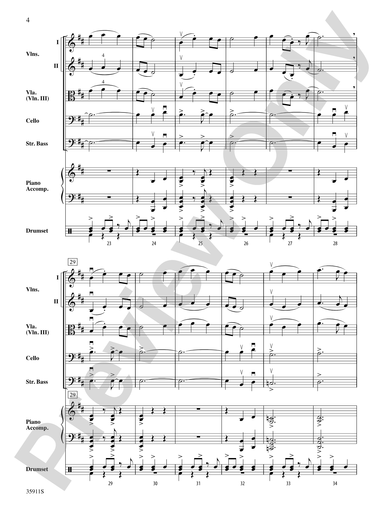 Lion’s Pride (from World of Warcraft: Taverns of Azeroth Original Game Soundtrack): String Orchestra Conductor Score & Parts