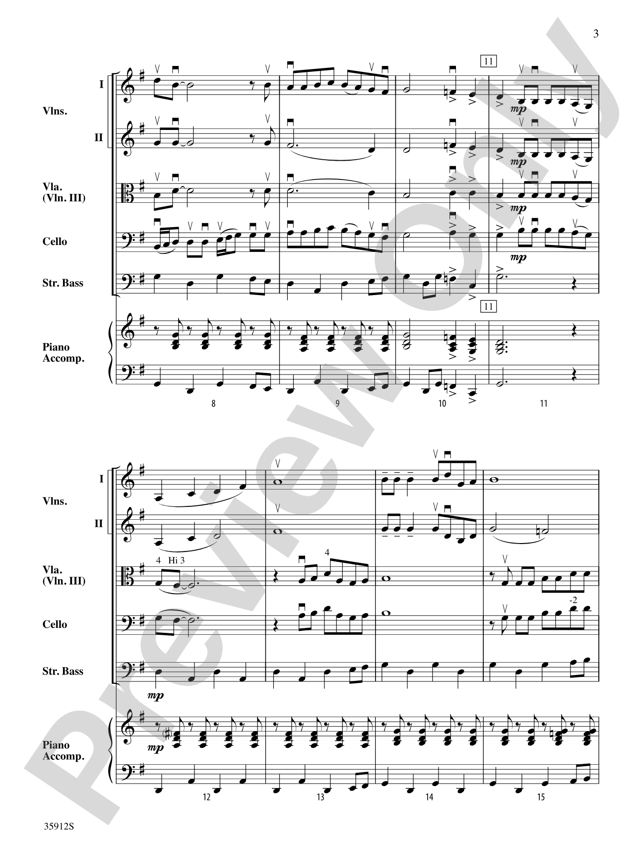 Grandma Got Run Over by a Reindeer: String Orchestra Conductor Score & Parts