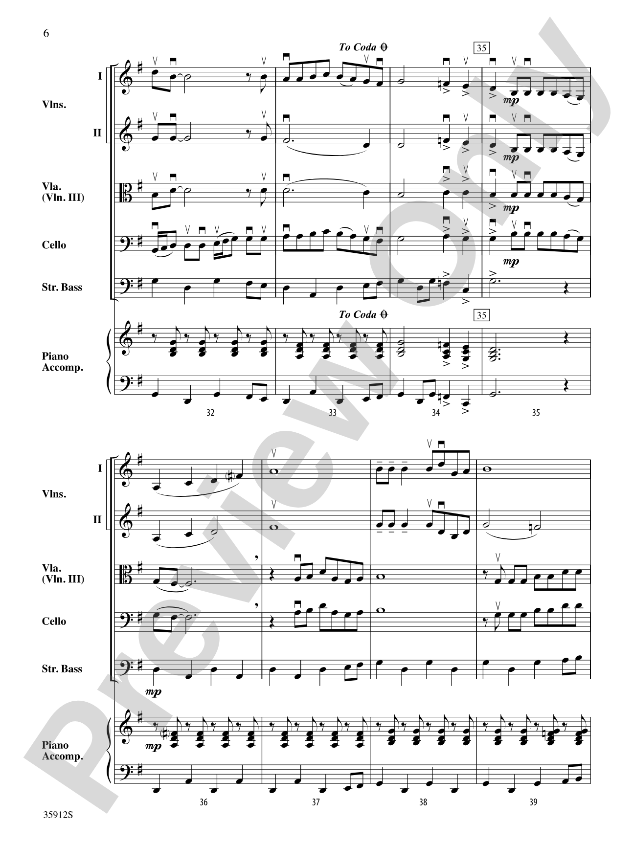 Grandma Got Run Over by a Reindeer: String Orchestra Conductor Score & Parts