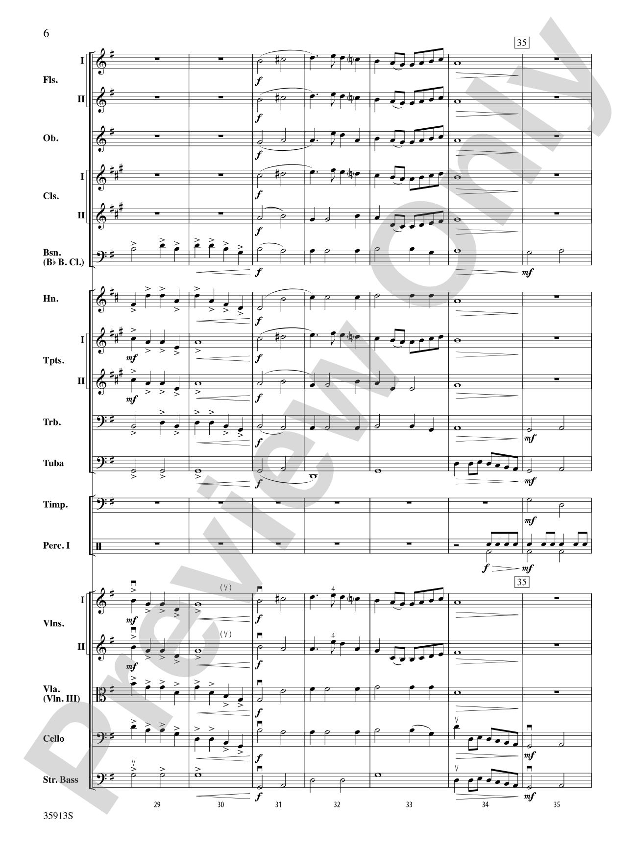 The Prince of Denmark's March: Full Orchestra Conductor Score & Parts