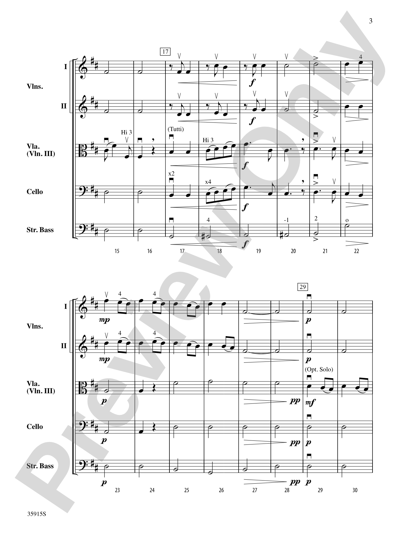Songs My Mother Taught Me (from "Gypsy Songs"): String Orchestra Conductor Score & Parts