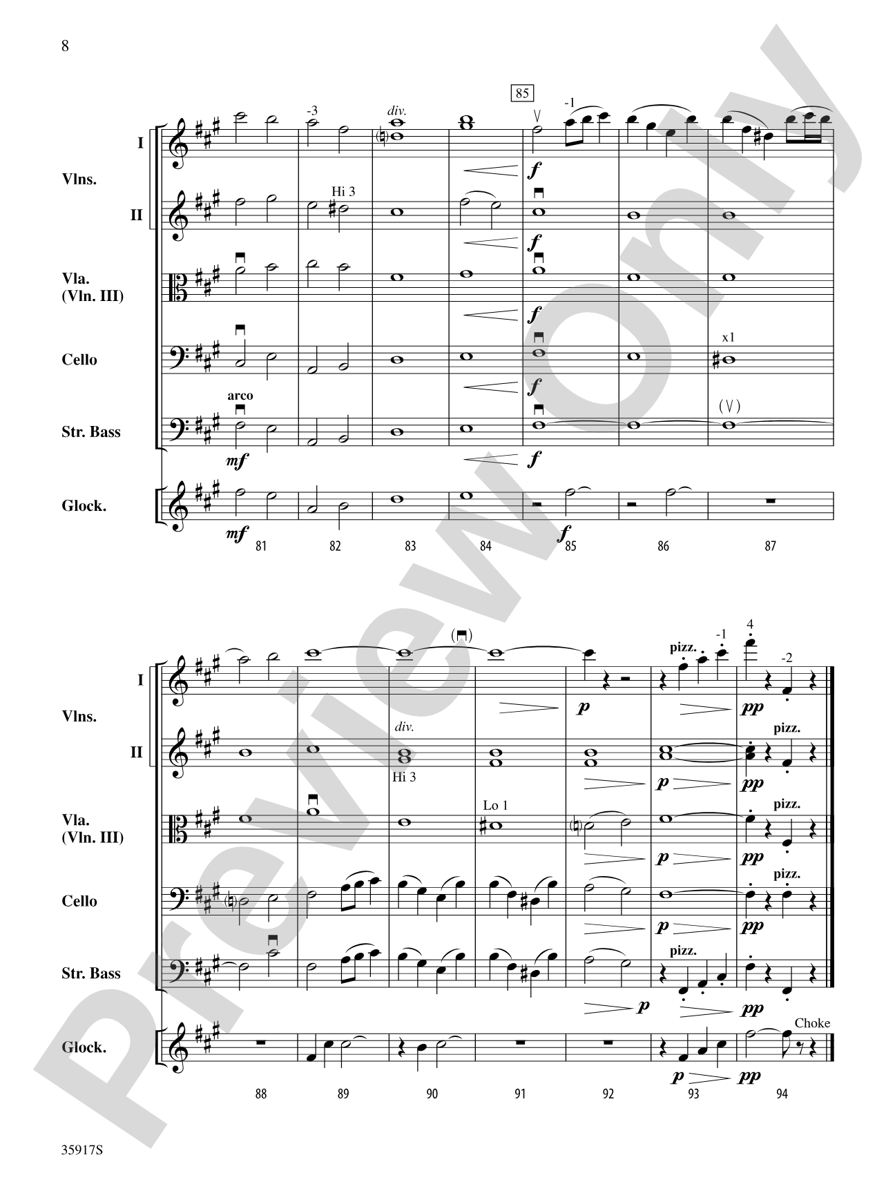 The Moon of Winter: String Orchestra Conductor Score & Parts