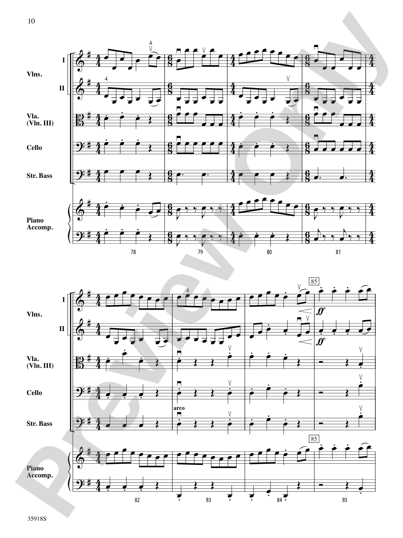 Shanghai Hornpipe: String Orchestra Conductor Score & Parts