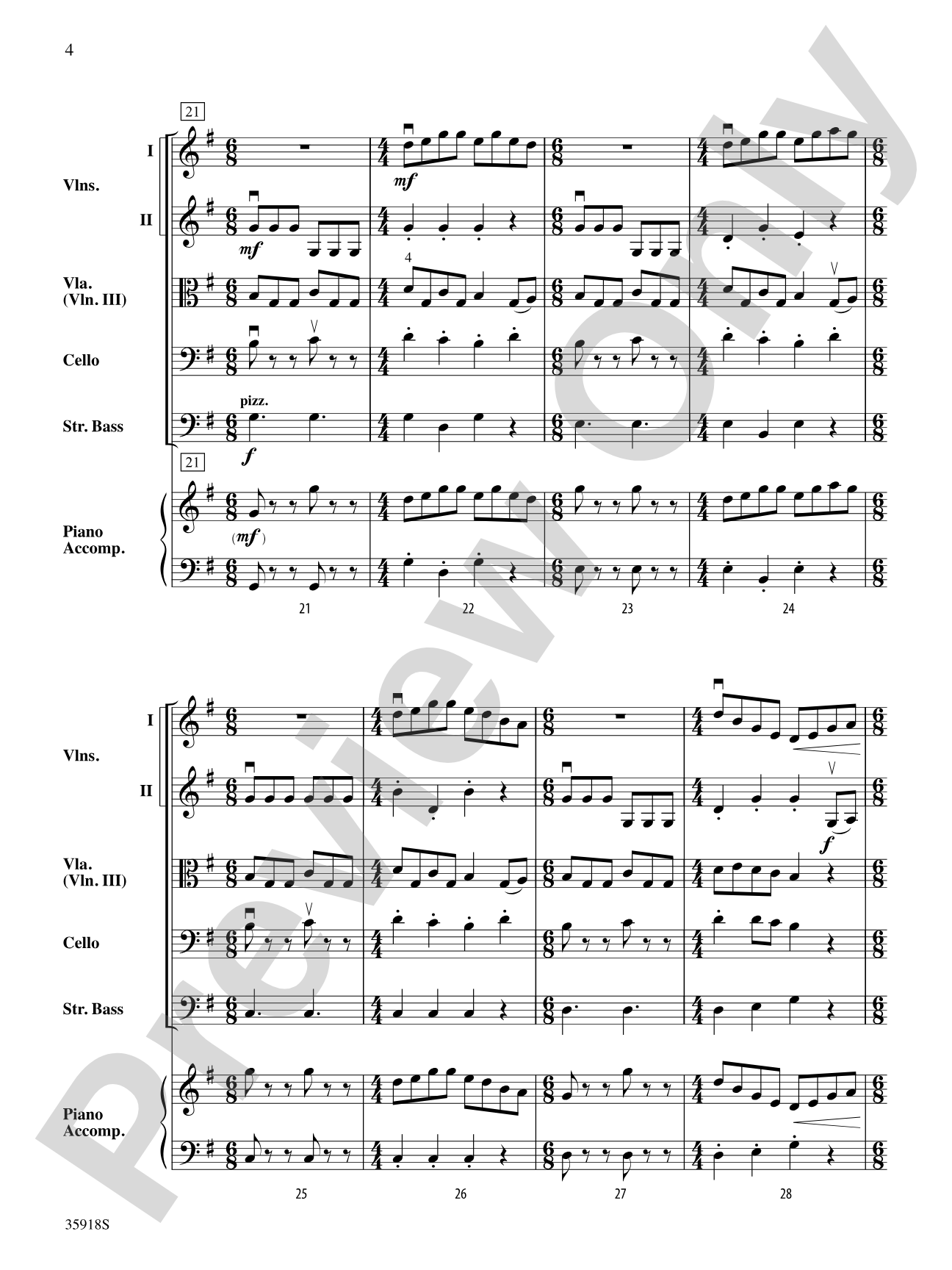 Shanghai Hornpipe: String Orchestra Conductor Score & Parts