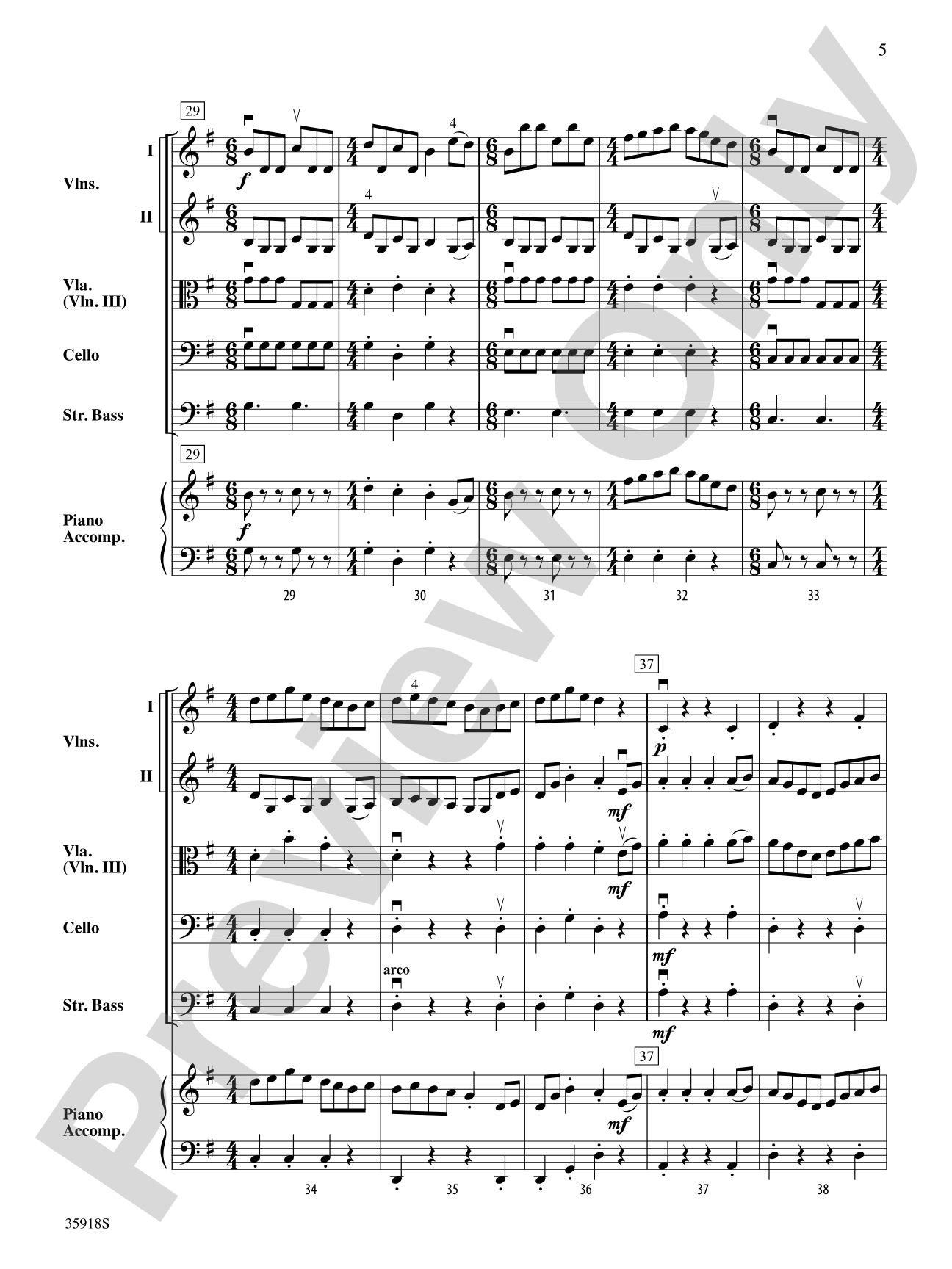 Shanghai Hornpipe: String Orchestra Conductor Score & Parts