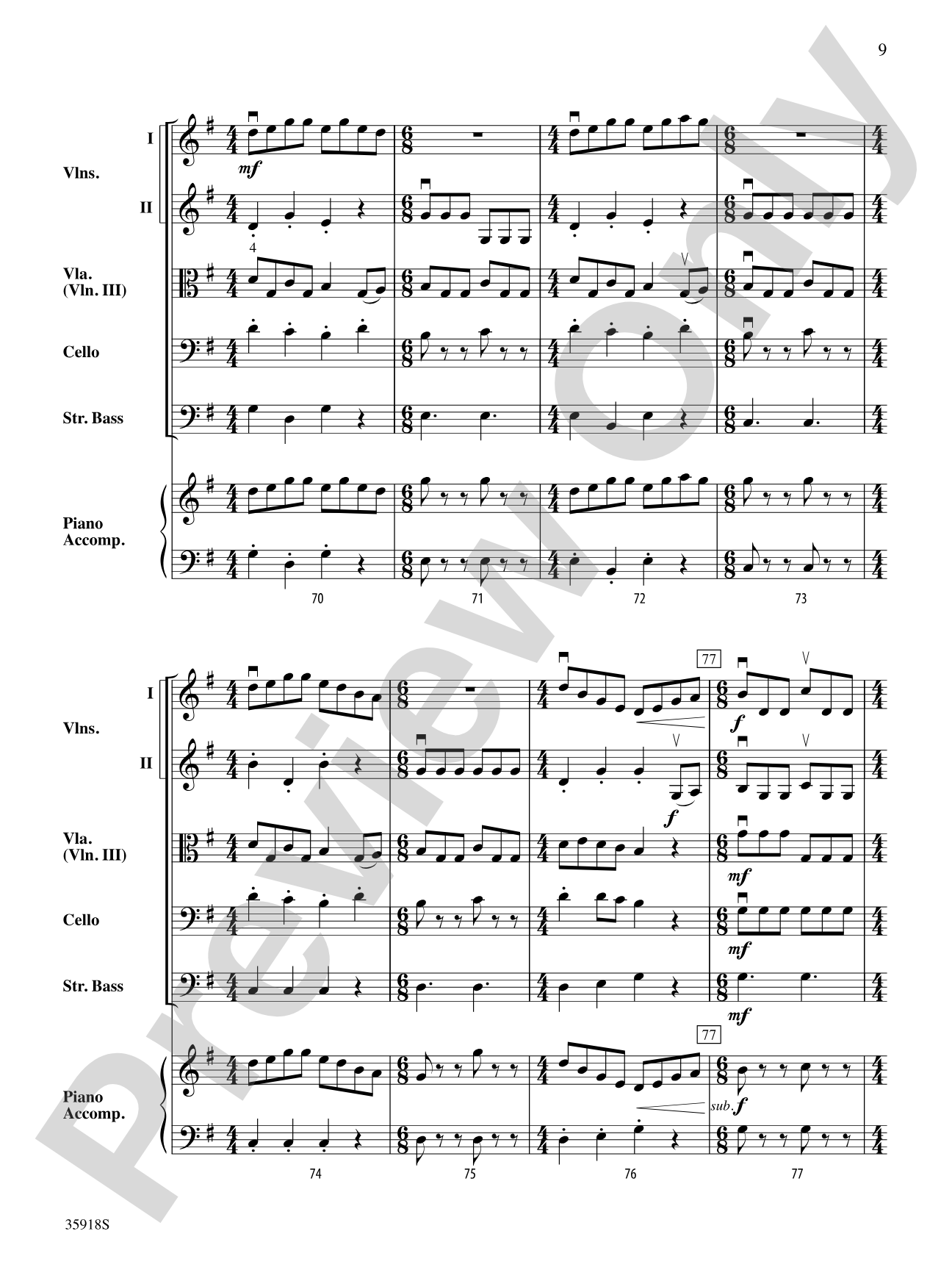 Shanghai Hornpipe: String Orchestra Conductor Score & Parts