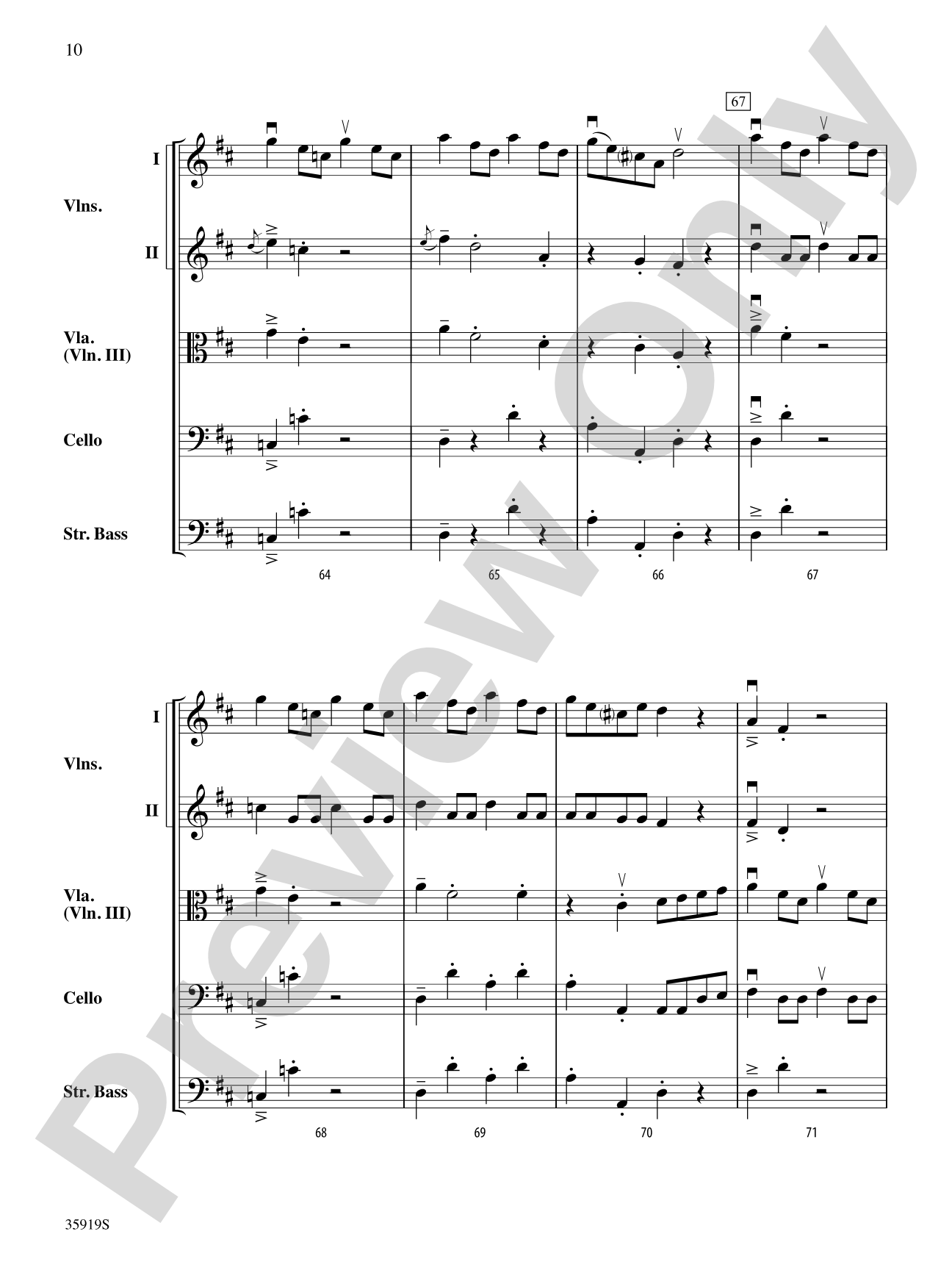 Dionne Reel and Mouth of the Tobique: String Orchestra Conductor Score & Parts