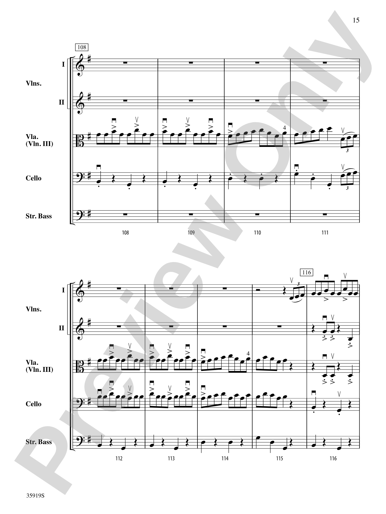 Dionne Reel and Mouth of the Tobique: String Orchestra Conductor Score & Parts