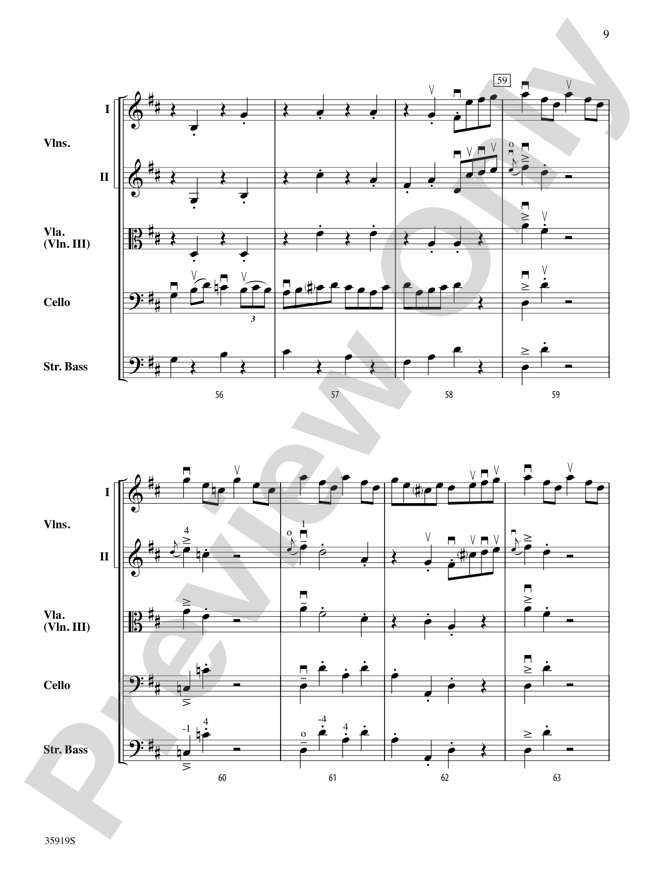 Dionne Reel and Mouth of the Tobique: String Orchestra Conductor Score & Parts