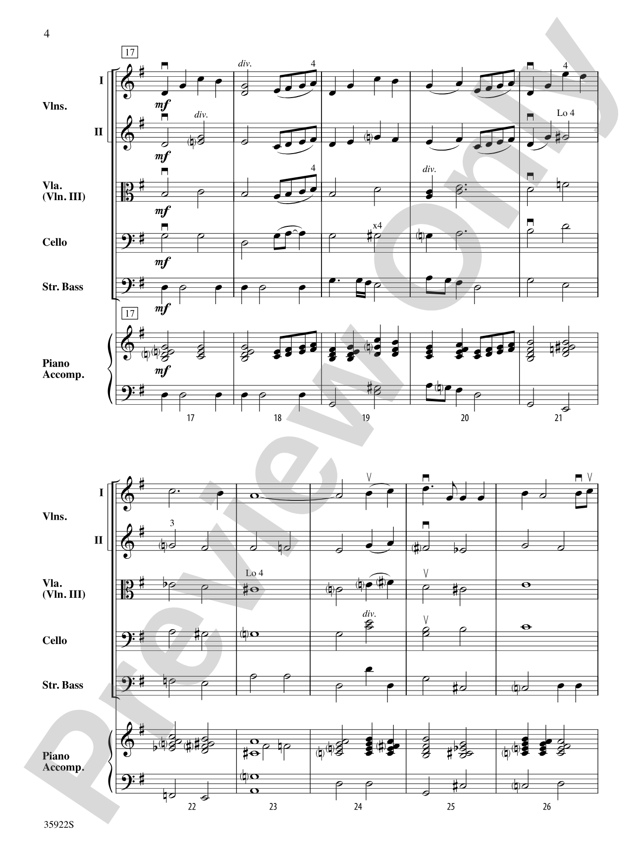 When I Fall in Love: String Orchestra Conductor Score & Parts
