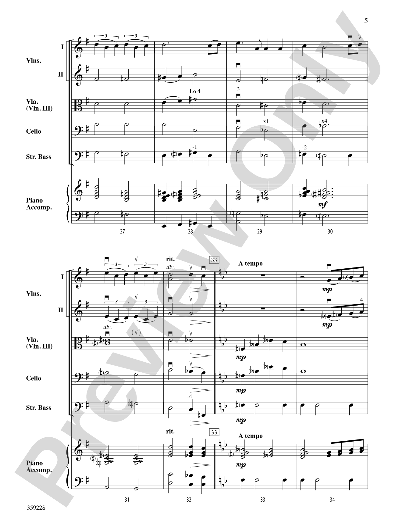 When I Fall in Love: String Orchestra Conductor Score & Parts
