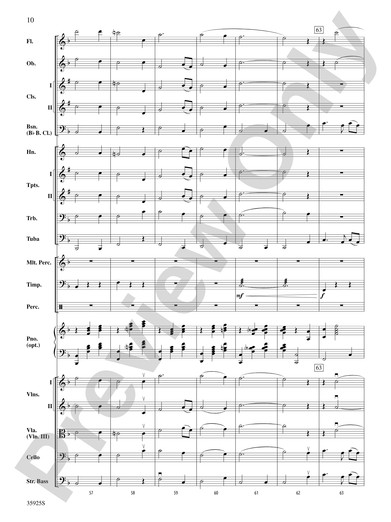How Sweet the Sound: Full Orchestra Conductor Score & Parts