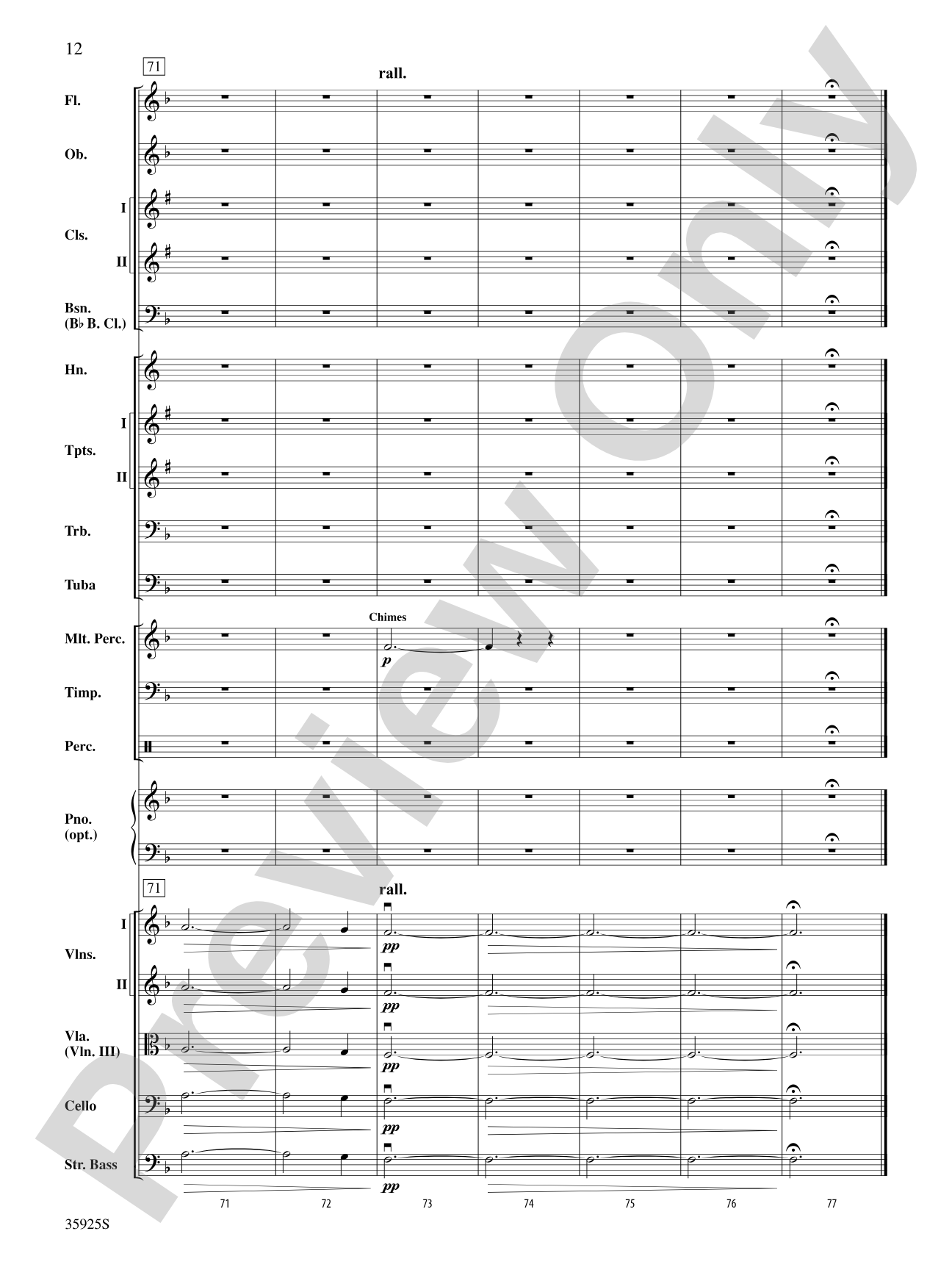 How Sweet the Sound: Full Orchestra Conductor Score & Parts