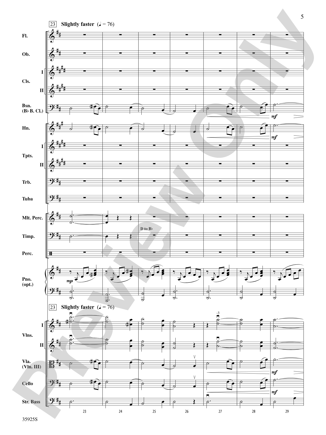 How Sweet the Sound: Full Orchestra Conductor Score & Parts