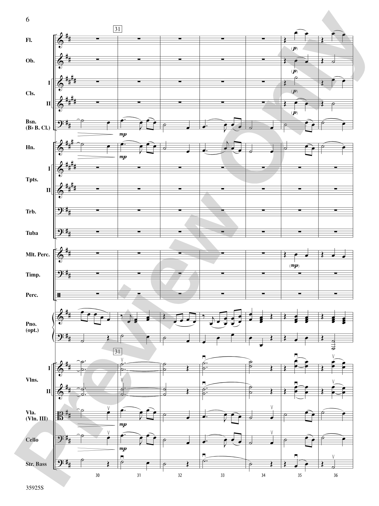 How Sweet the Sound: Full Orchestra Conductor Score & Parts