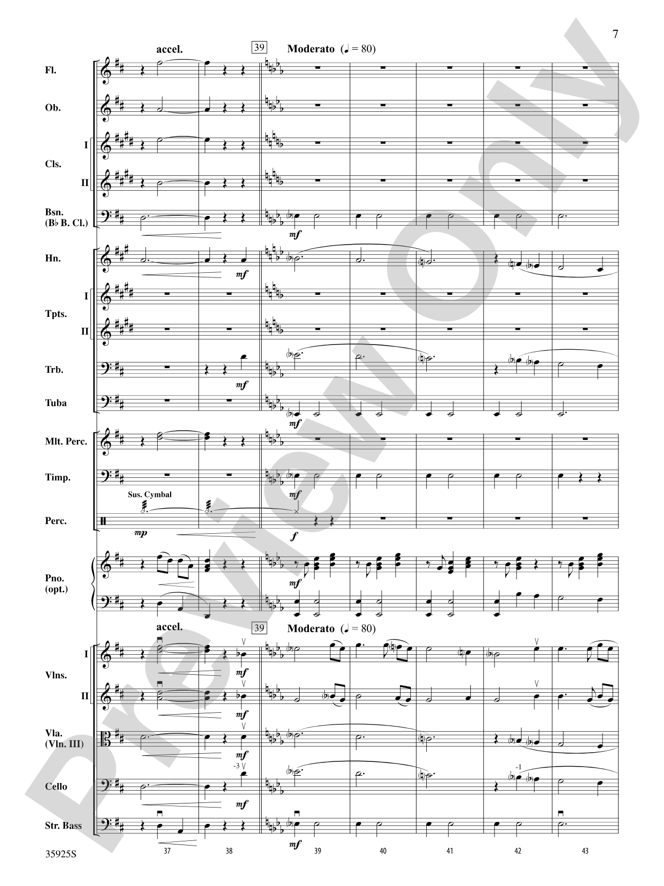How Sweet the Sound: Full Orchestra Conductor Score & Parts