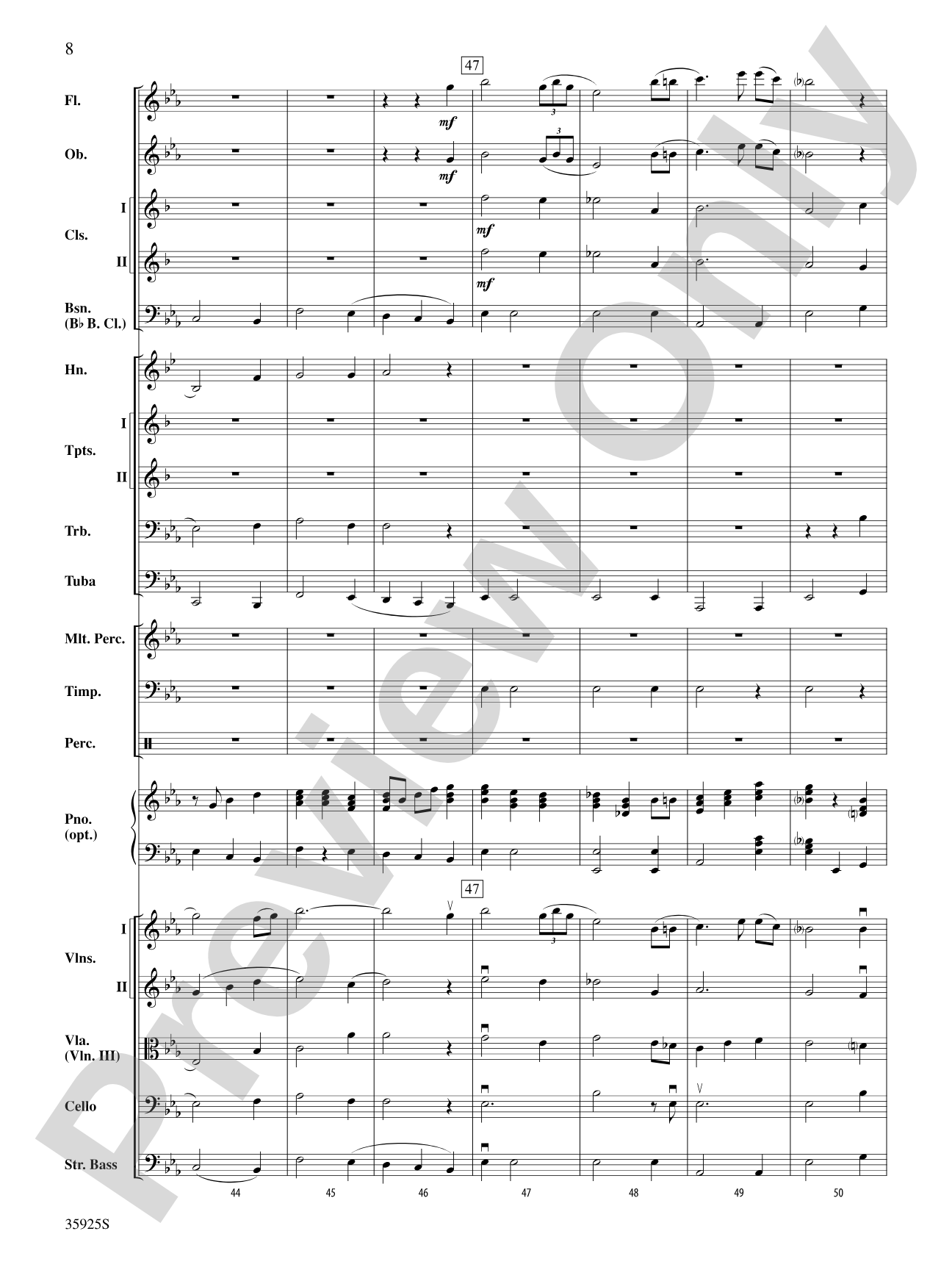 How Sweet the Sound: Full Orchestra Conductor Score & Parts