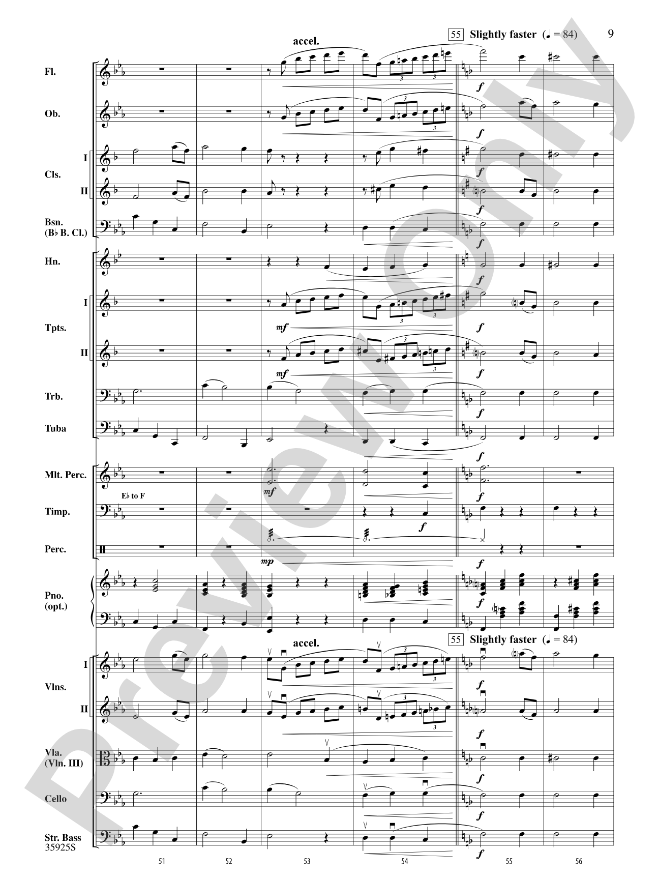 How Sweet the Sound: Full Orchestra Conductor Score & Parts