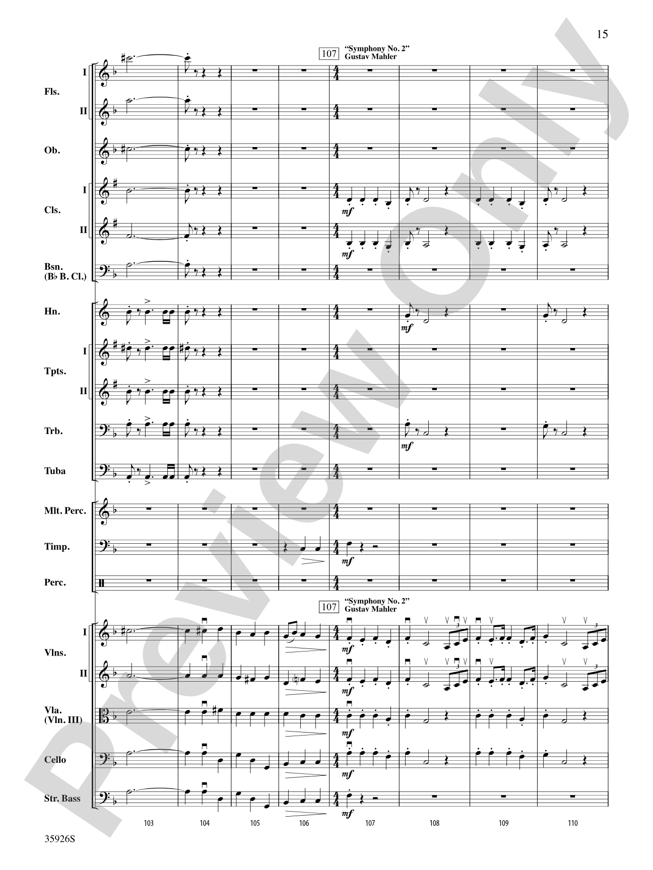 A Whole Lot of Symphony Themes: Full Orchestra Conductor Score & Parts