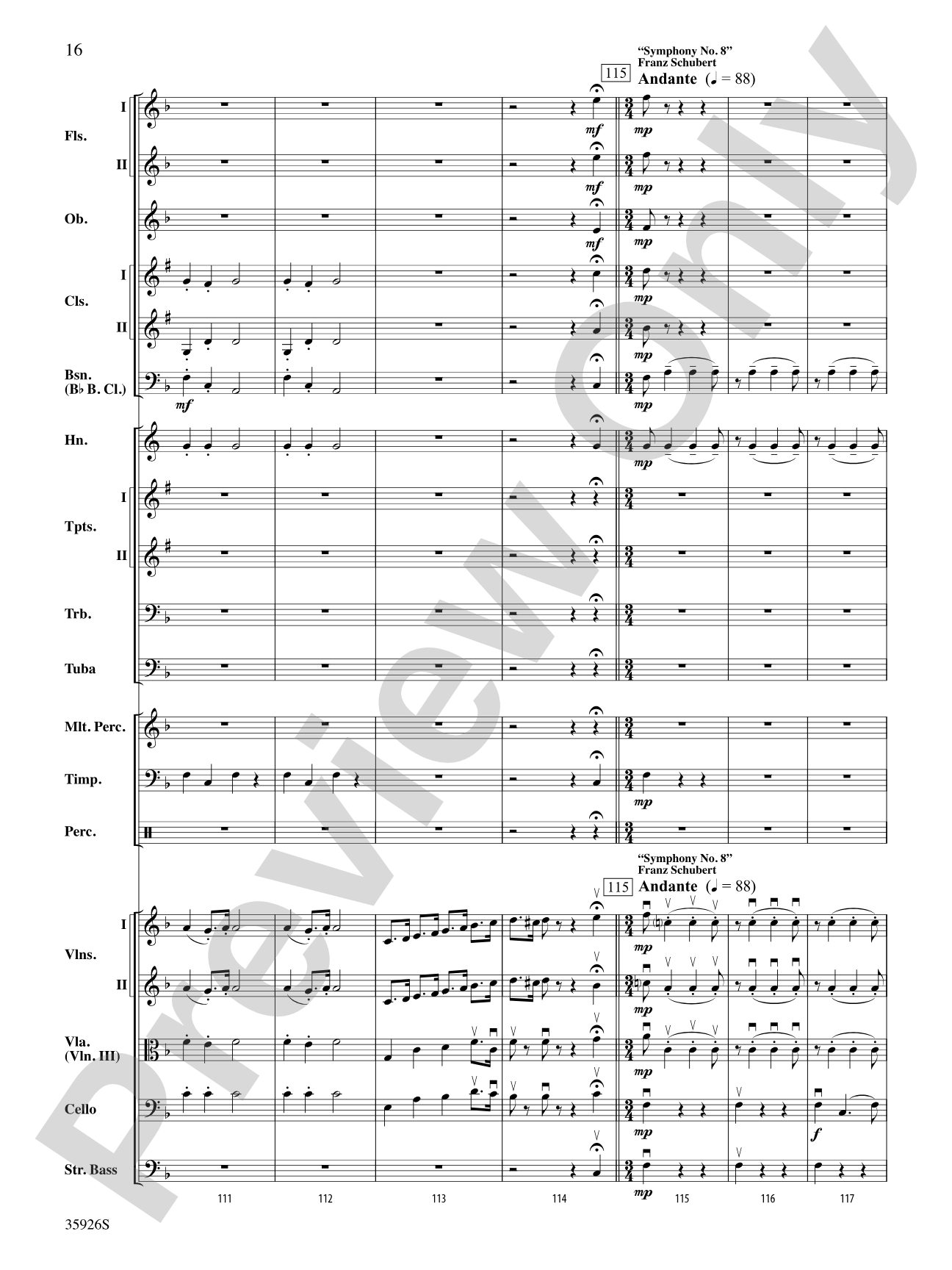 A Whole Lot of Symphony Themes: Full Orchestra Conductor Score & Parts
