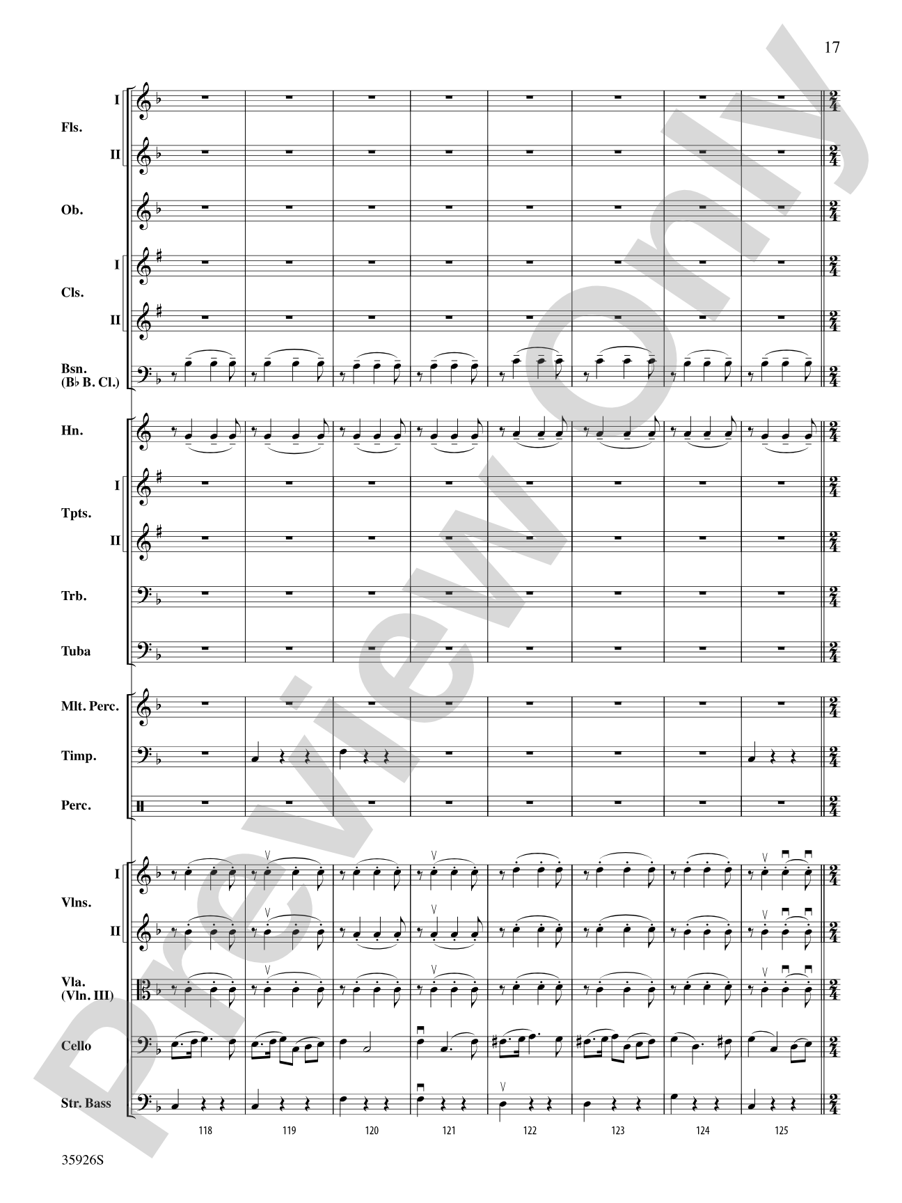 A Whole Lot of Symphony Themes: Full Orchestra Conductor Score & Parts