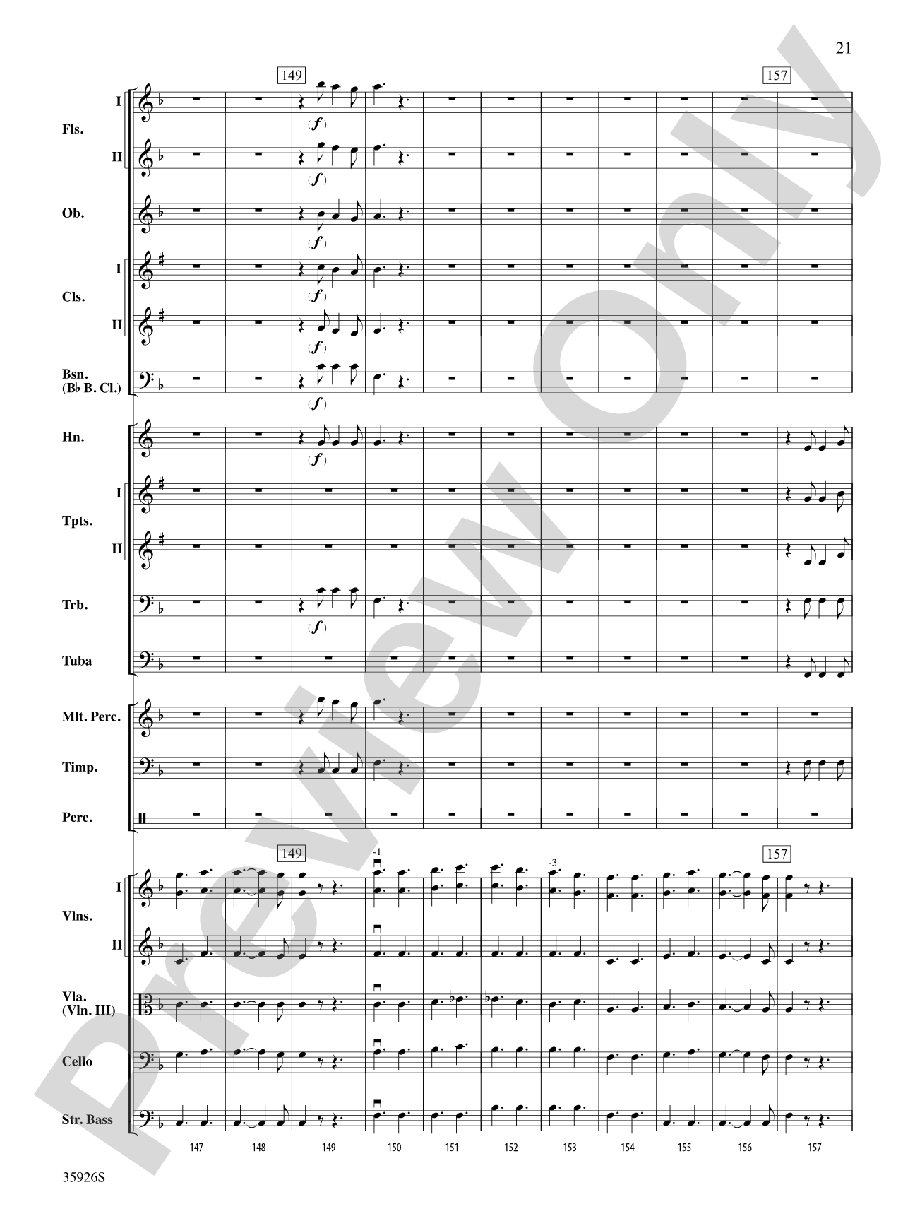 A Whole Lot of Symphony Themes: Full Orchestra Conductor Score & Parts