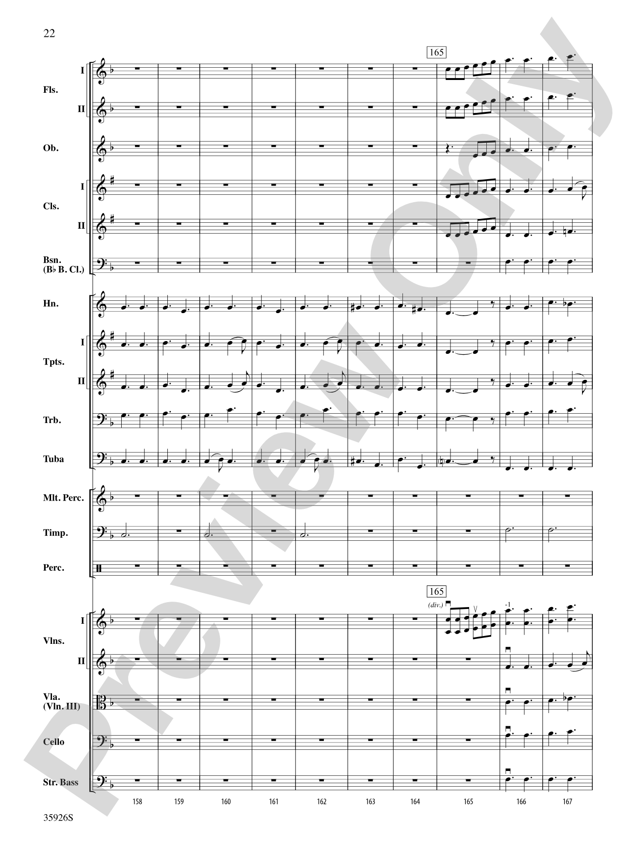 A Whole Lot of Symphony Themes: Full Orchestra Conductor Score & Parts