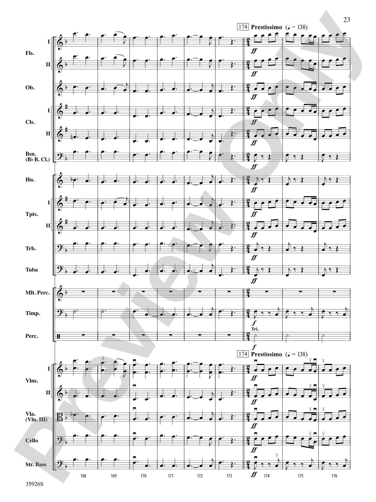 A Whole Lot of Symphony Themes: Full Orchestra Conductor Score & Parts