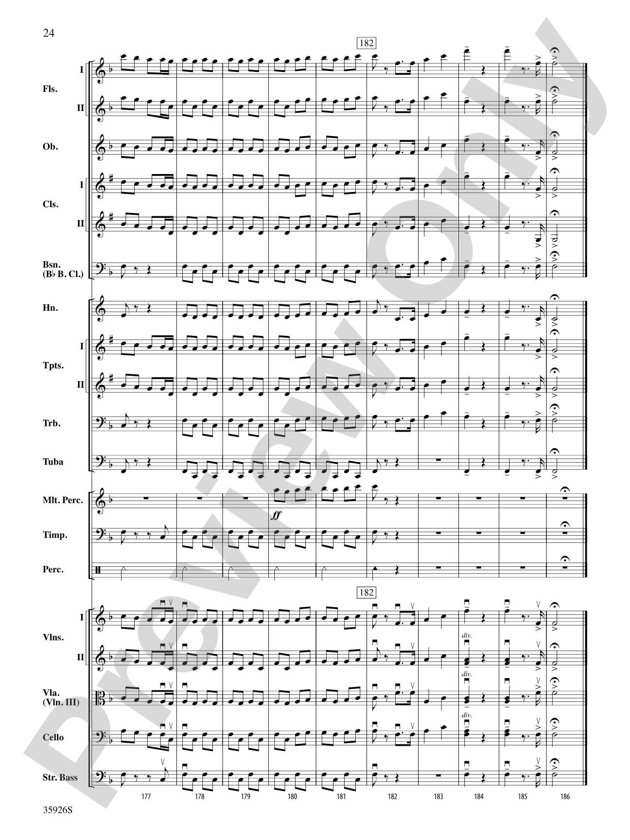 A Whole Lot of Symphony Themes: Full Orchestra Conductor Score & Parts