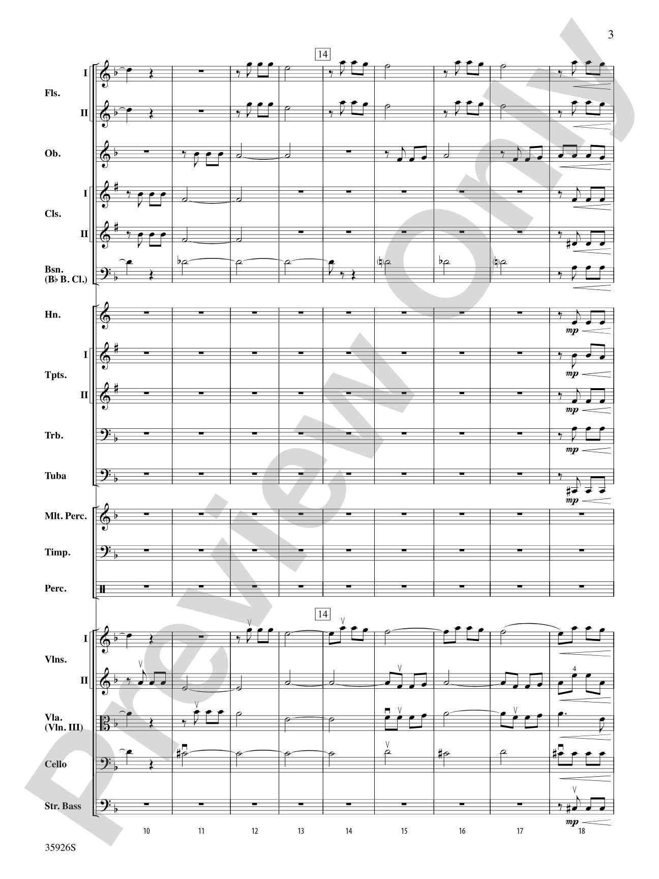 A Whole Lot of Symphony Themes: Full Orchestra Conductor Score & Parts