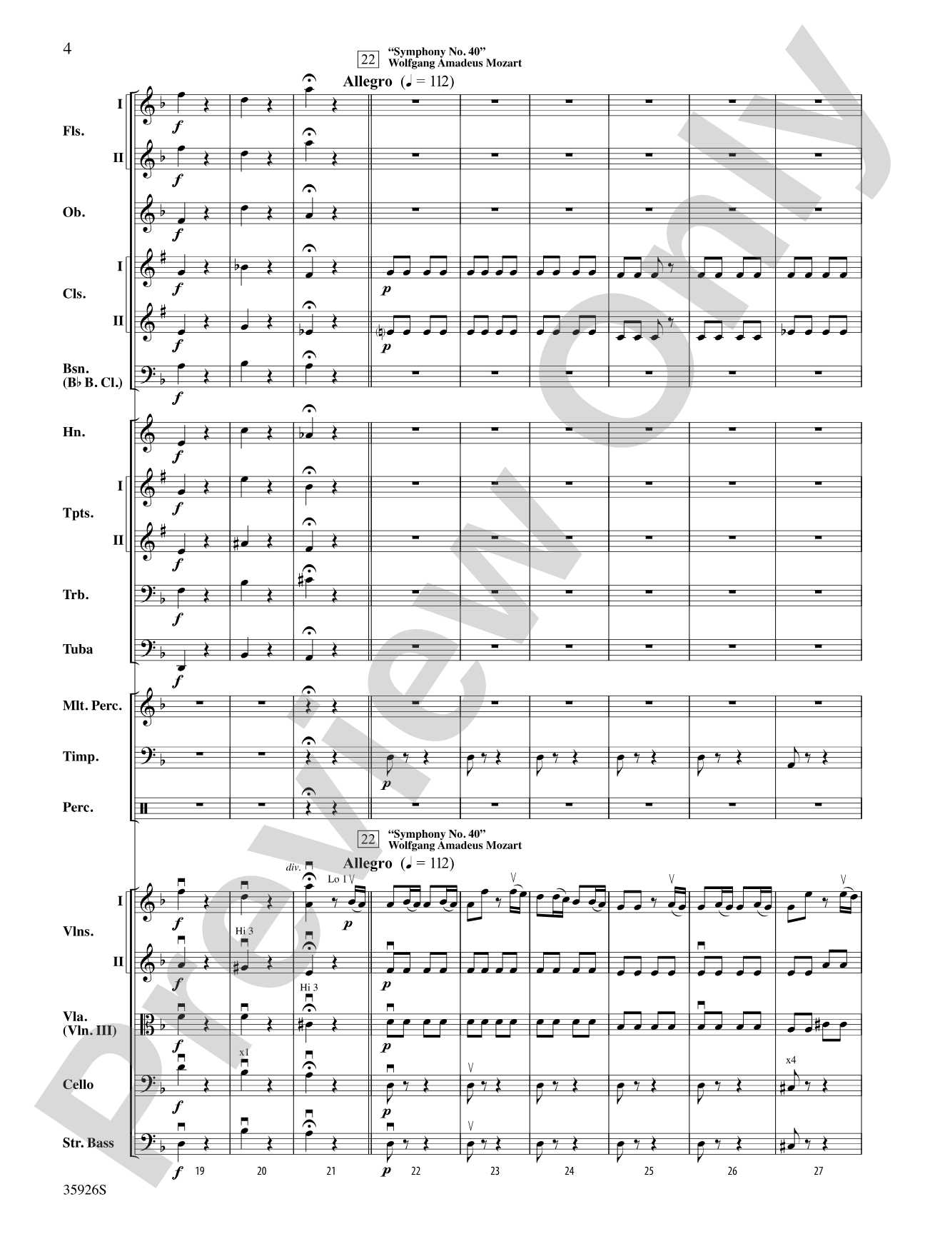 A Whole Lot of Symphony Themes: Full Orchestra Conductor Score & Parts
