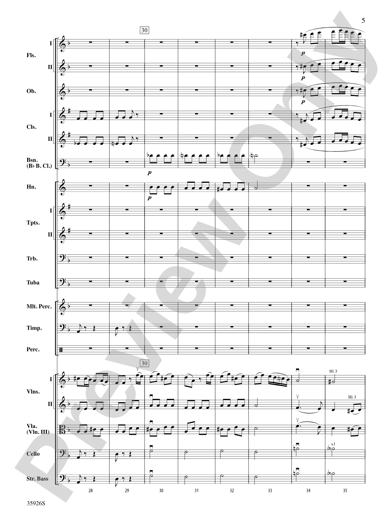 A Whole Lot of Symphony Themes: Full Orchestra Conductor Score & Parts