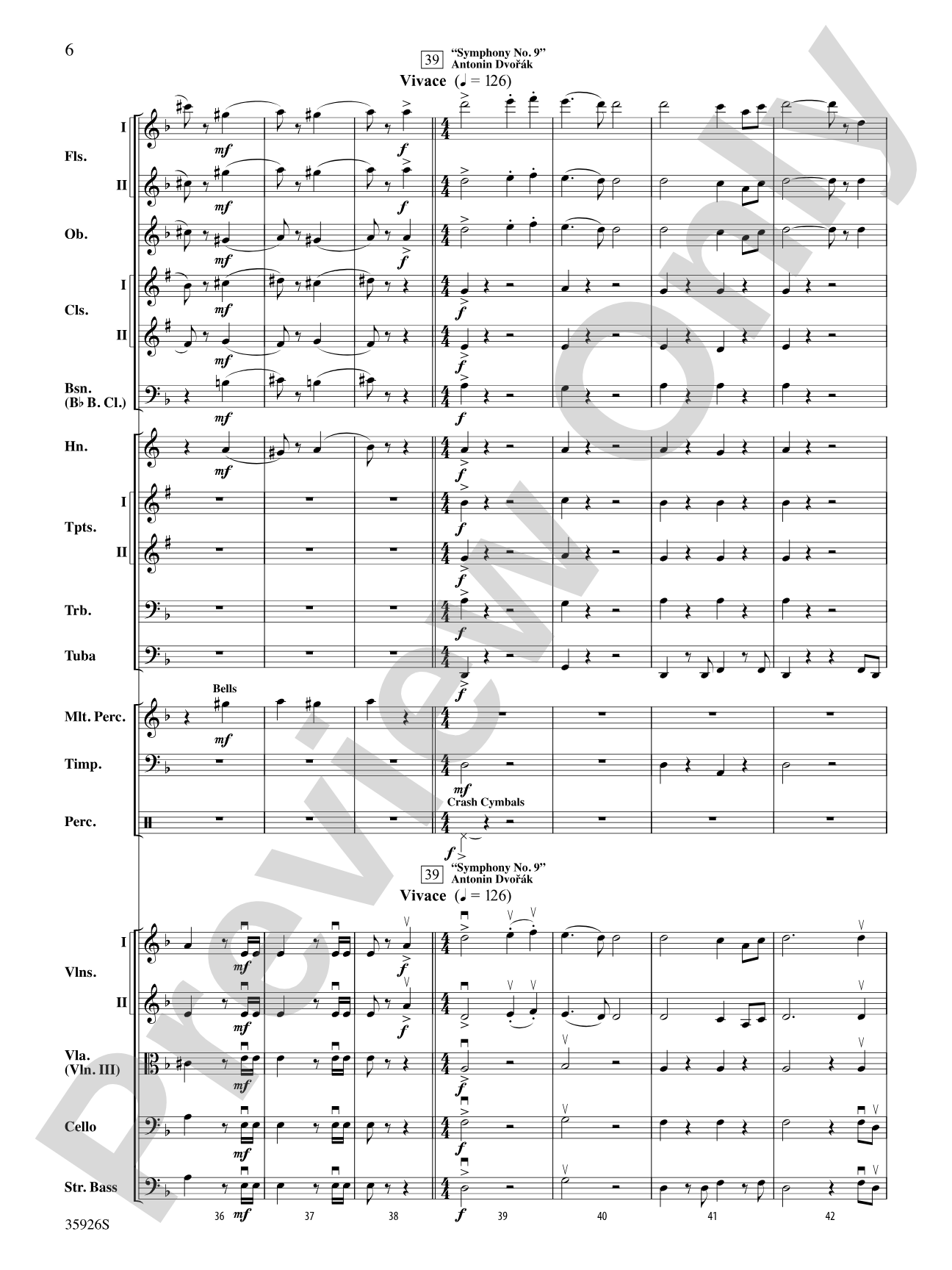 A Whole Lot of Symphony Themes: Full Orchestra Conductor Score & Parts
